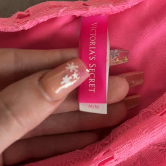 Victoria’s Secret hot pink bathing suit bottoms - Picture 2 of 3